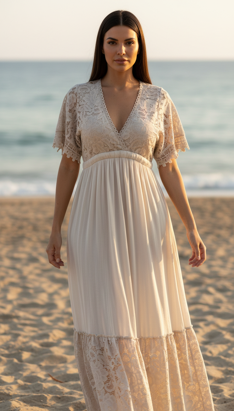 Lace Meadow Maxi Dress