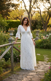 Ethereal Lace Gown