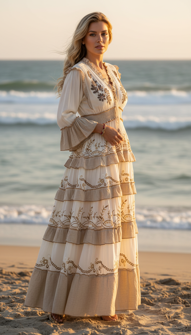 Amara Boho Maxi Dress