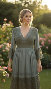 Pure, bohemische Eleganz in Grün