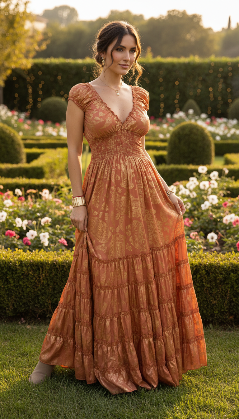 Serene Silk Maxi Dress