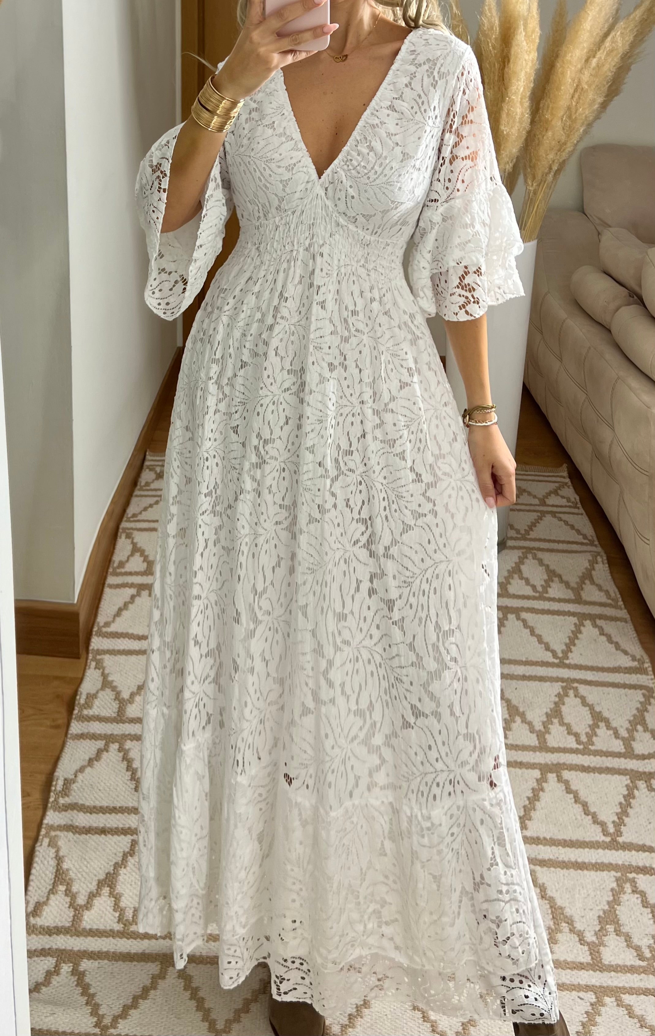 Ethereal Lace Gown