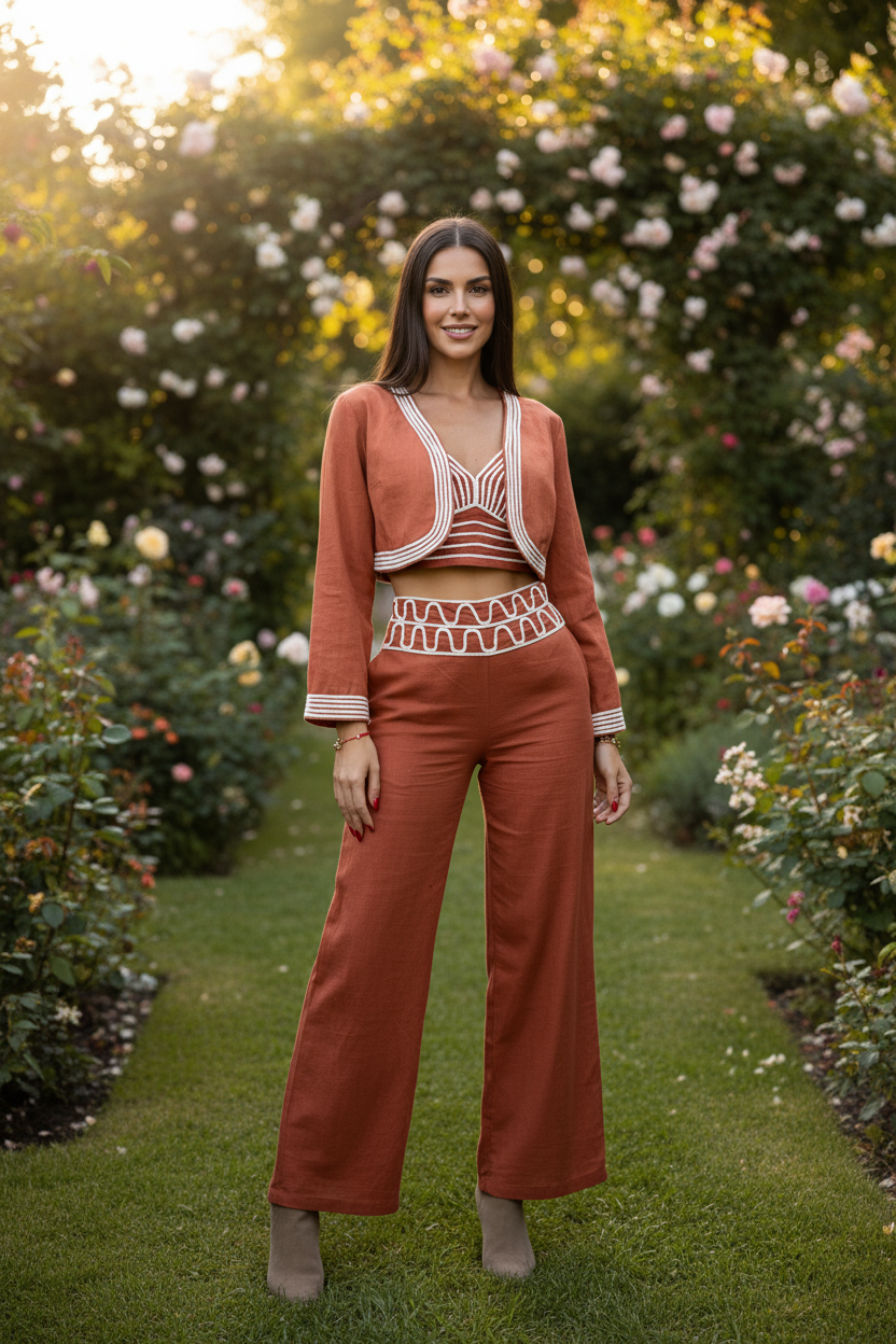 Terracotta Boho Set – Versatility in Three Pieces