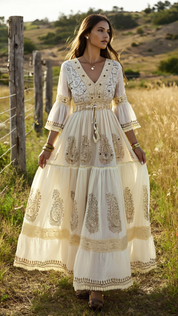Boho Bloom Maxi Dress