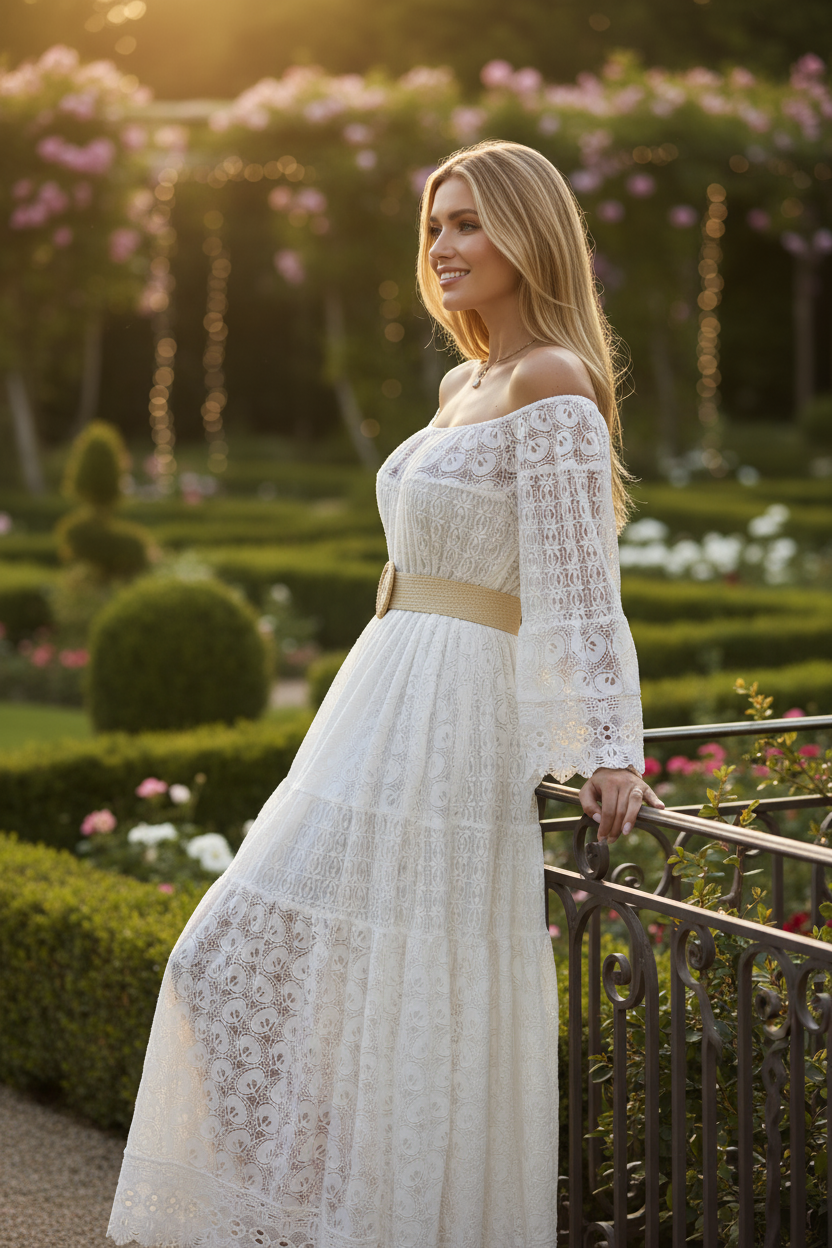 bohemian romance dress Emie Boho Fitted Wedding Dress | Bold Earthy Romance