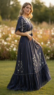 Robe longue Moonlit Garden