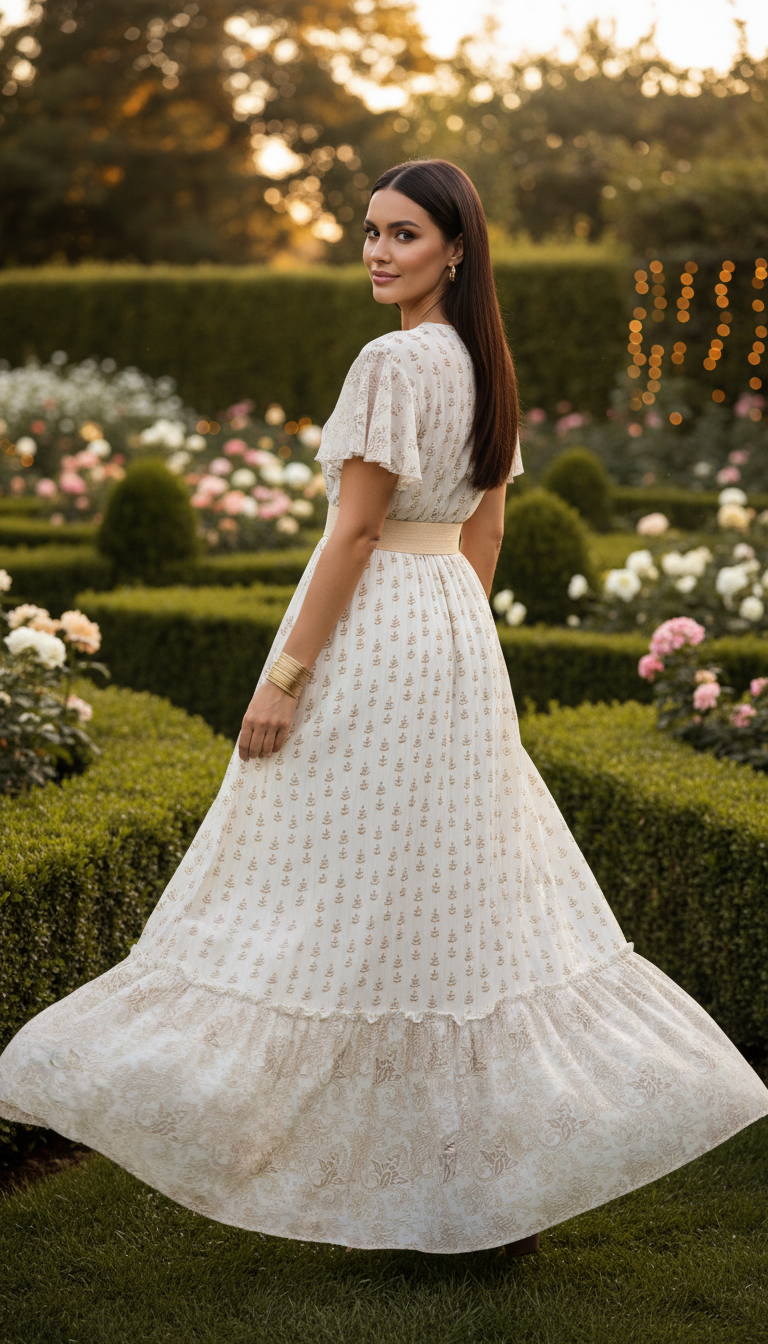 Golden Breeze Maxi Dress