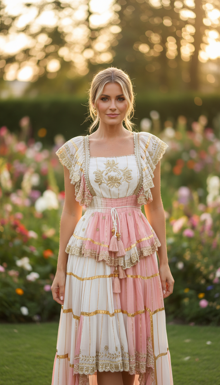 Lunaria Pink Asymmetrical Set