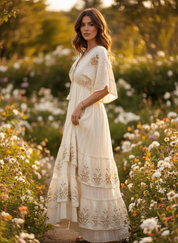 Embroidered Soul Maxi Dress