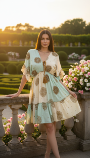 Bicolor Soft Garden Dress