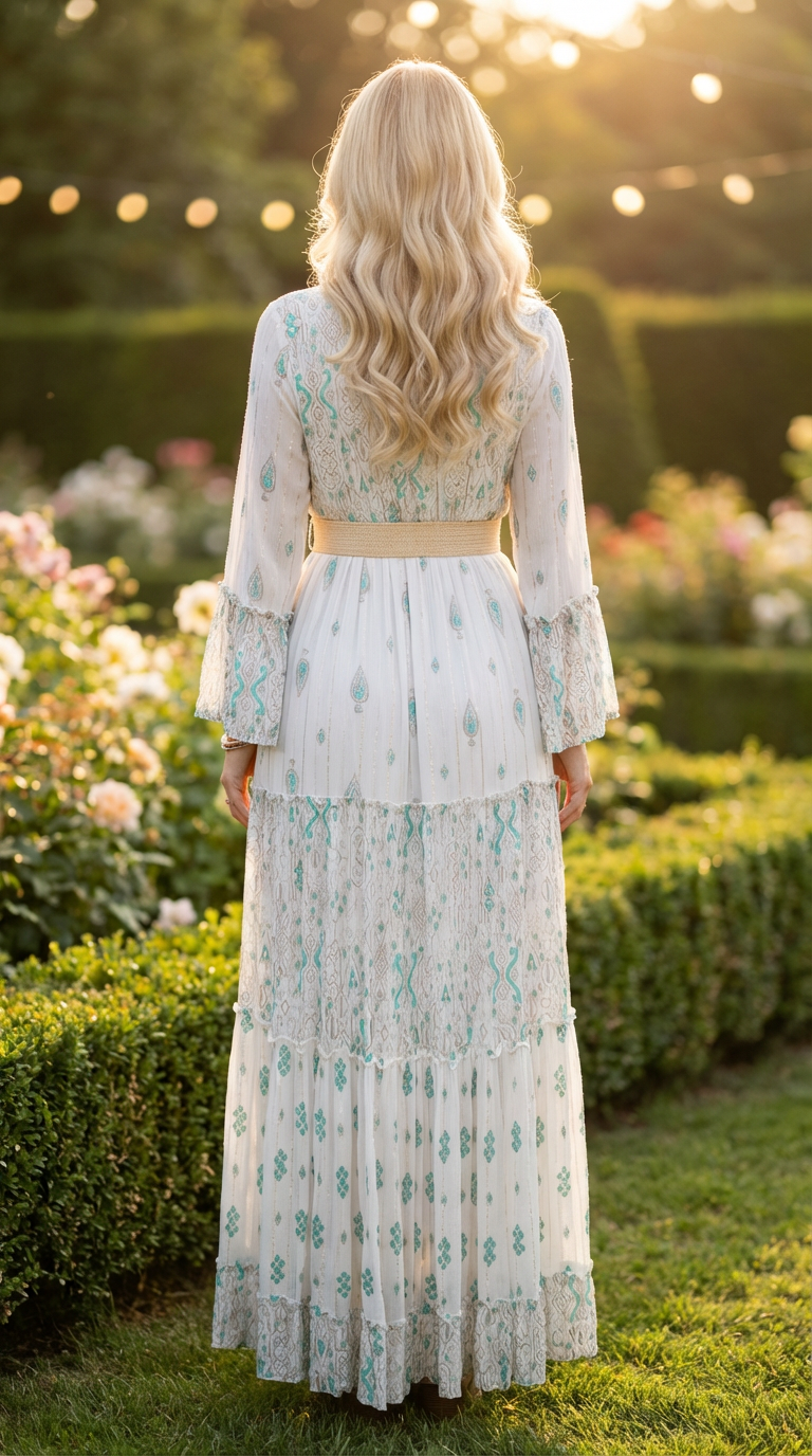 Robe bohème Floral Haven