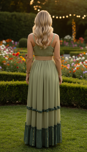 Celestial Bloom Maxi Dress