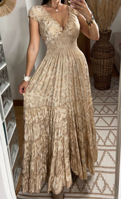 Serene Silk Maxi Dress