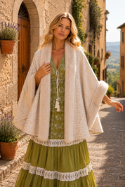 Siena Faux Fur Boho Cape