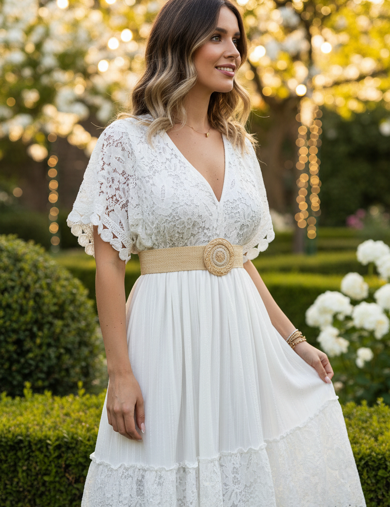 Mini-robe noire Lunar Dream