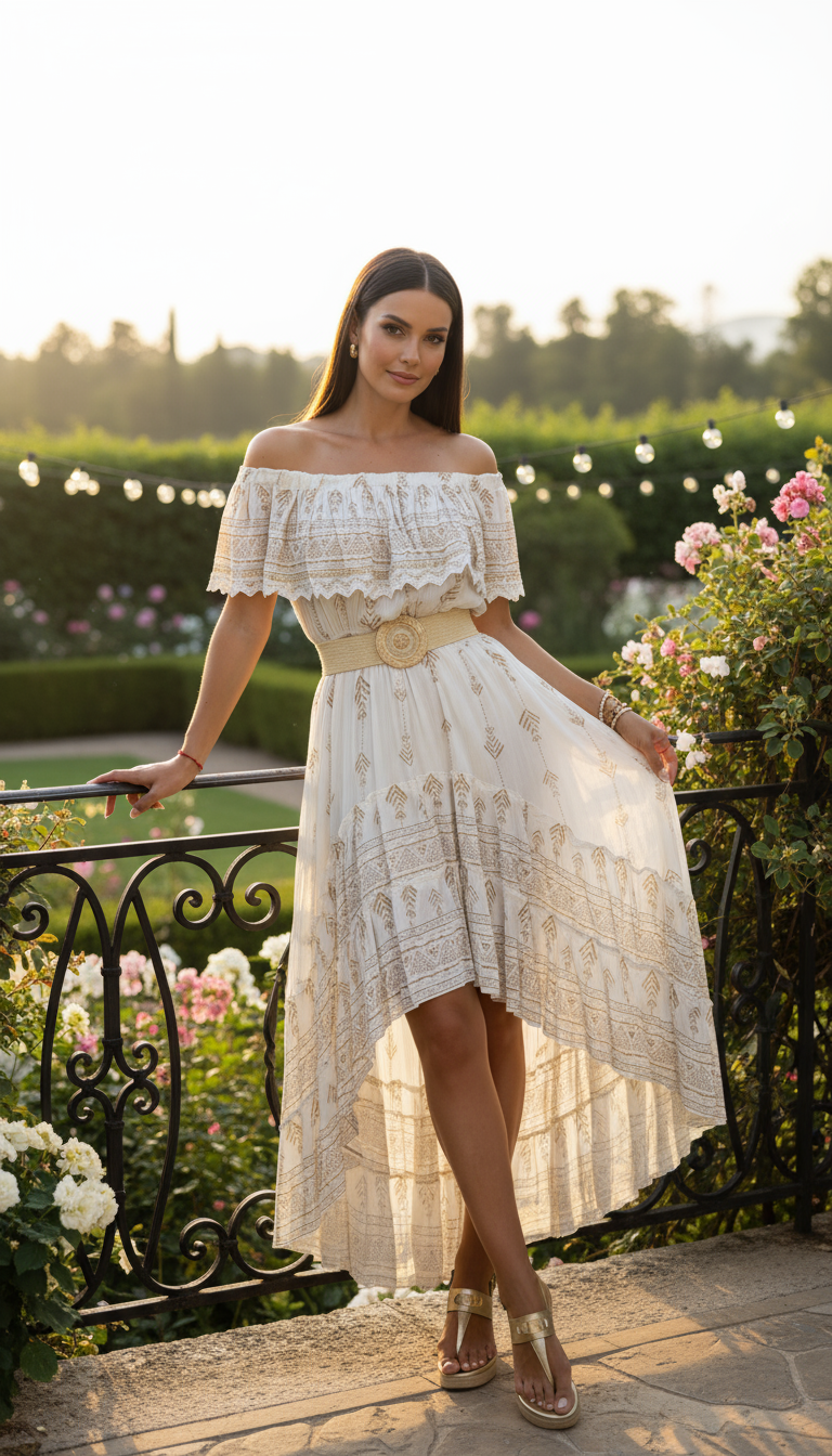 Mistic Asymetric Maxi Dress