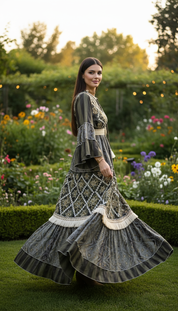 Golden Dusk Maxi Dress