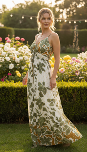 Robe longue bohème en viscose