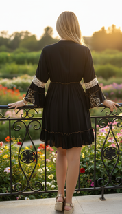 Eira Black Mini Dress