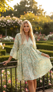 Luna Silk Mini Dress