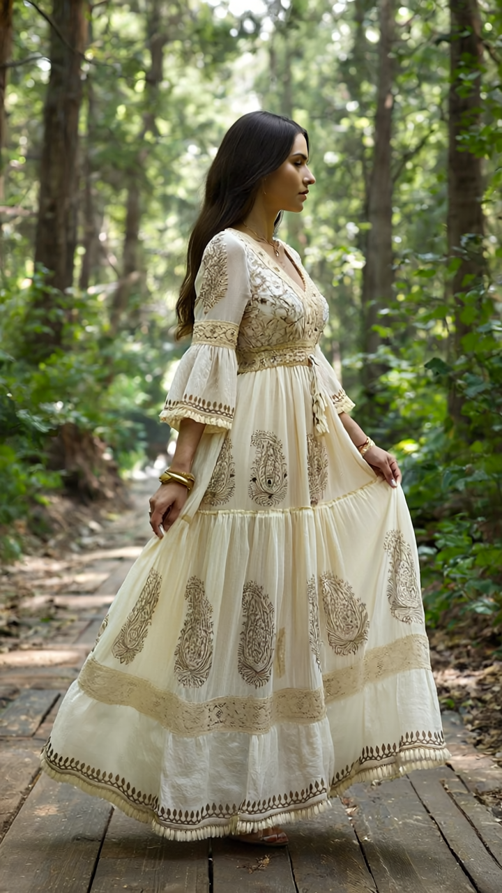 Boho Bloom Maxi Dress