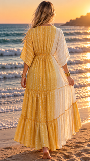 Golden Meadow Maxi Dress