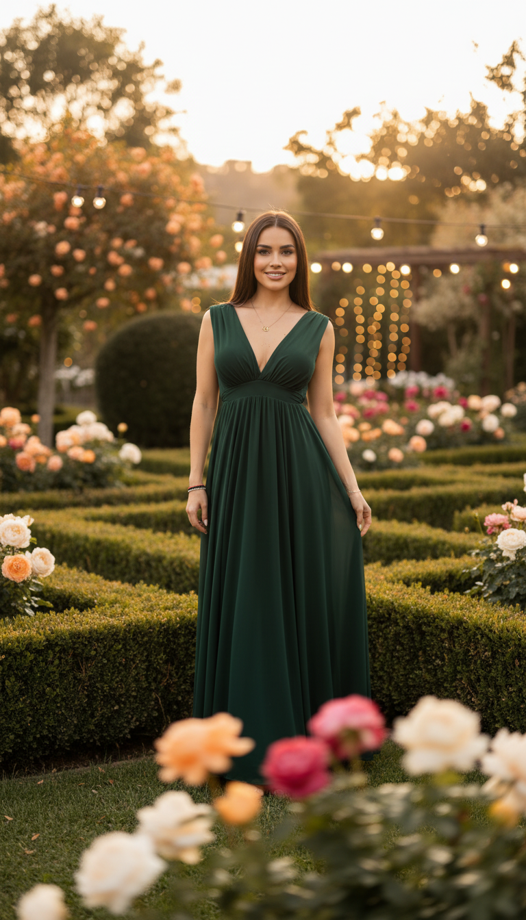 Esmerald Sunset Maxi Dress