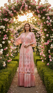 Blossom Soul Pink Long Dress