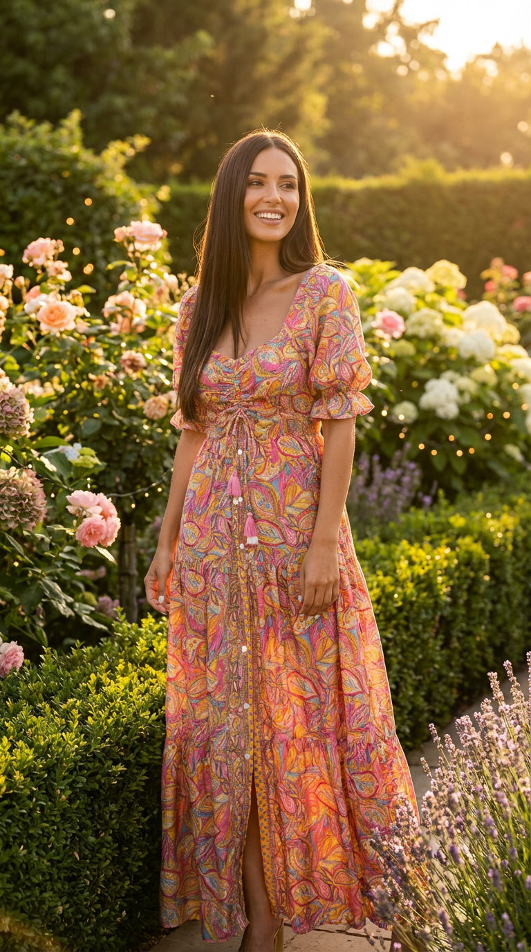 The Smocked Silk Dress
