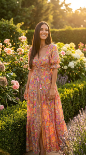 The Smocked Silk Dress
