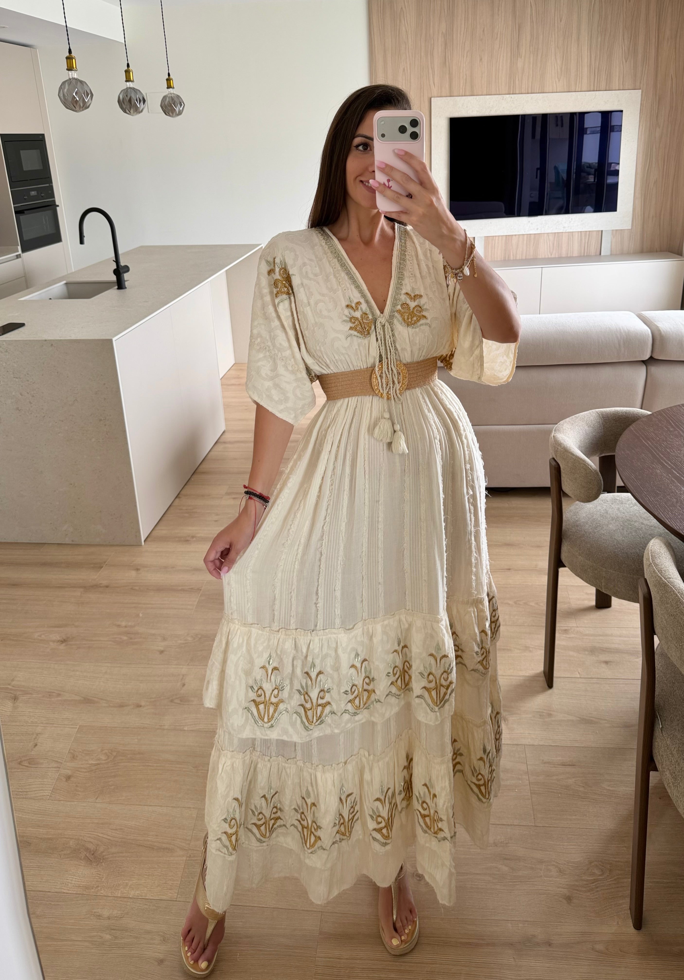 Embroidered Soul Maxi Dress