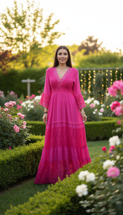 Pure Bohemian Lace in Pink