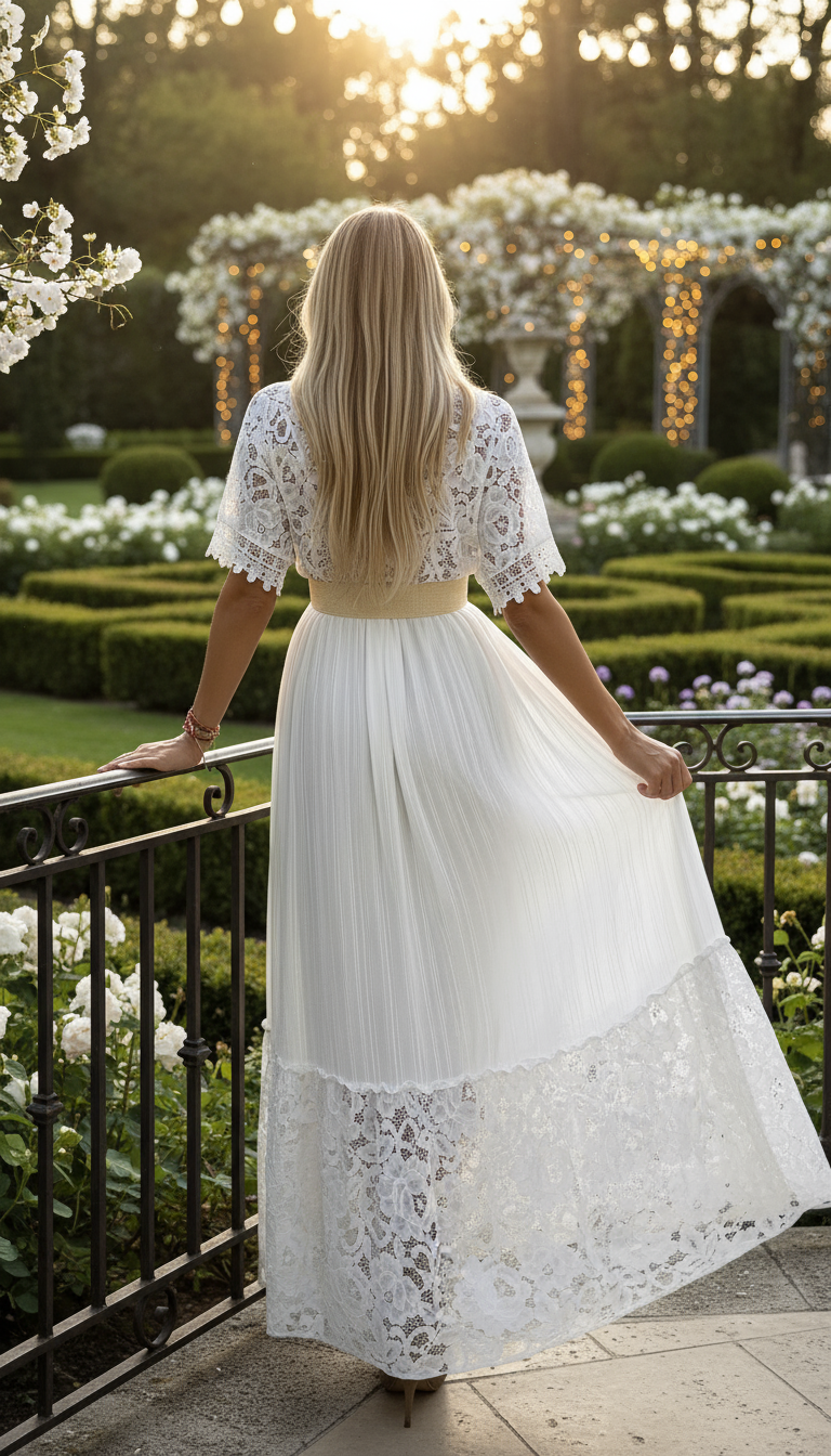 Lace Meadow Maxi Dress