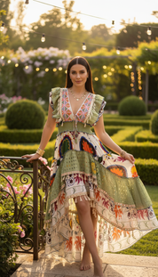 Robe longue Alma Garden