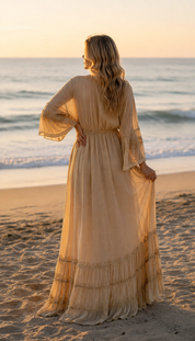 Golden Solana Maxi Dress
