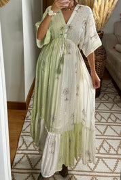 Palm Boho Maxi Dress