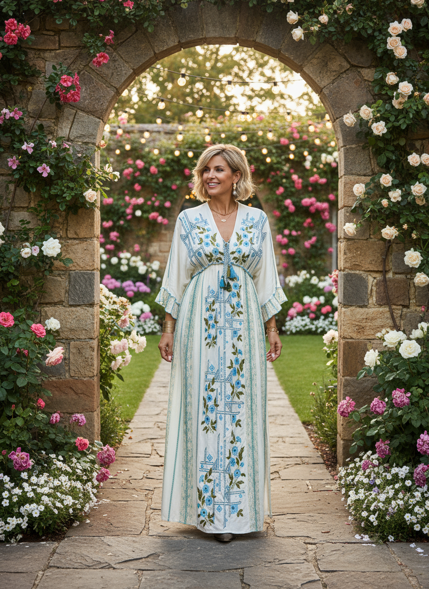 Boho Ethnic Maxi Dress