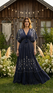 Robe longue Moonlit Garden