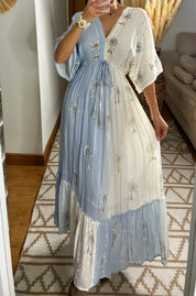 Palm Boho Maxi Dress