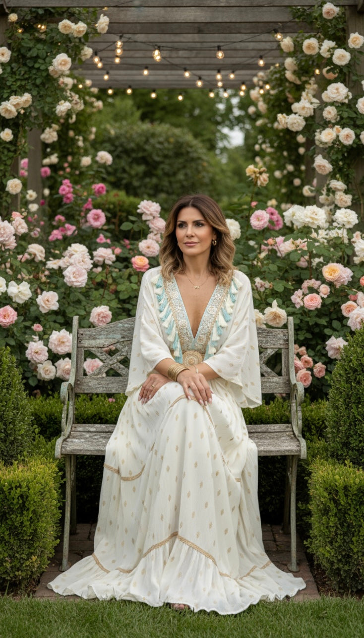 Golden Meadow Boho Gown