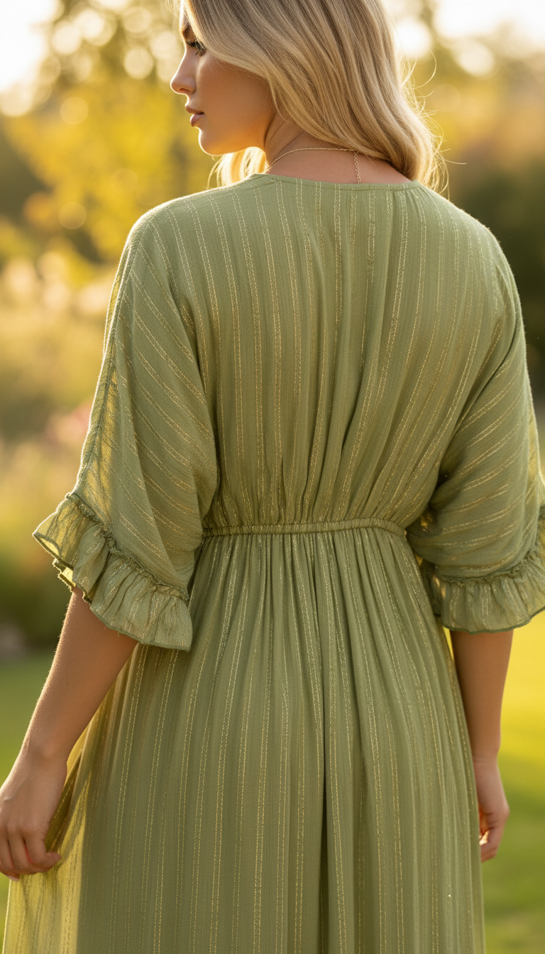 Emerald Garden Maxi Dress