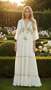 Golden Meadow Boho Gown