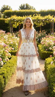 Boho Garden Maxi Dress
