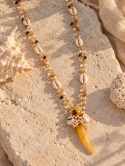 Melita Talisman Necklace – Natural Stone & Bohemian Spirit