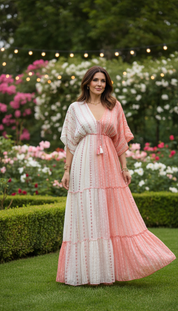 Blush Meadow Maxi Dress