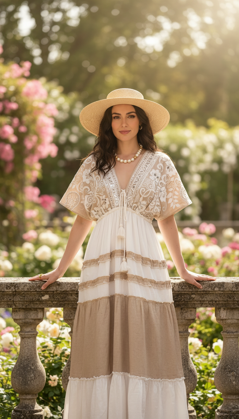 Ivory Soul Maxikleid