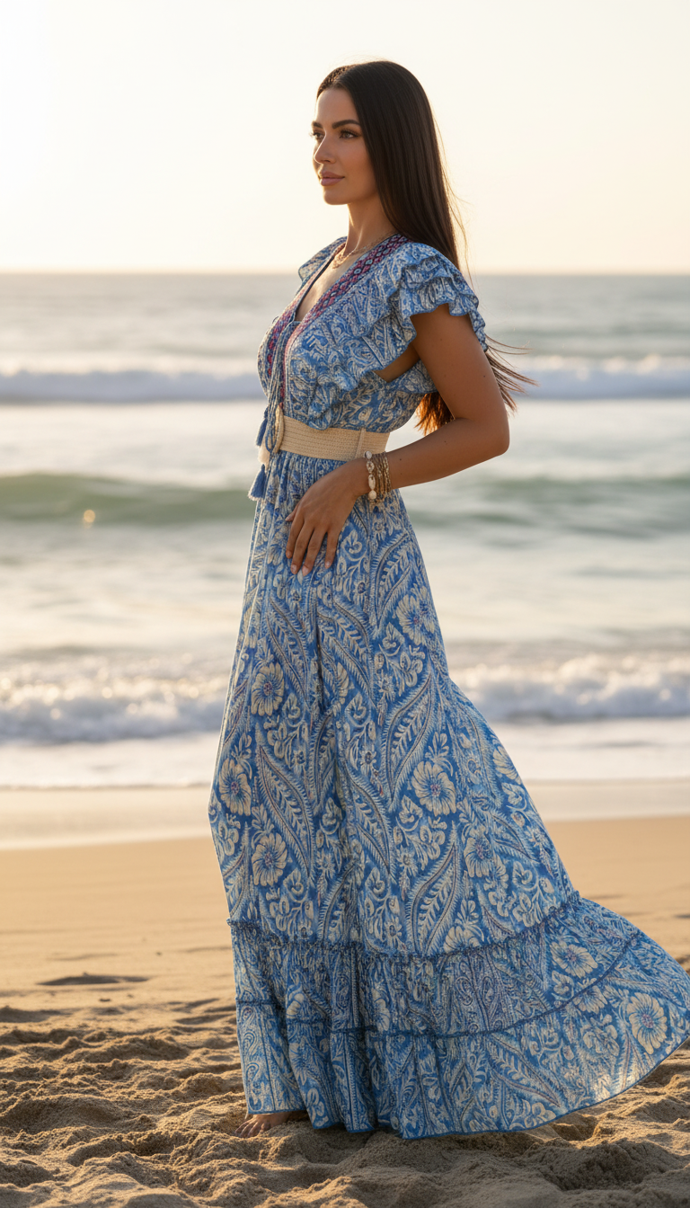 Robe en soie Aurora