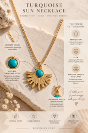 Turquoise Sun Necklace