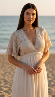 Lace Meadow Maxi Dress