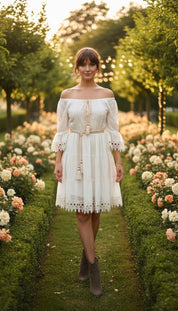 Robe bohème chic mini